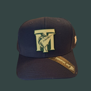 Mr. Triggerfish Navy Blue Bent Bill – “Trigger” Logo