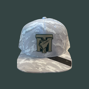 Mr. Triggerfish Arctic Camo Flat Bill – Fish Logo