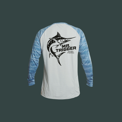 REMIX RAGLAN TECH LS - ALLOY / AZUL CAMO